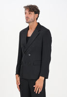 I'M BRIAN Giacca doppiopetto nera da uomo GIA3461 009 I'M BRIAN 