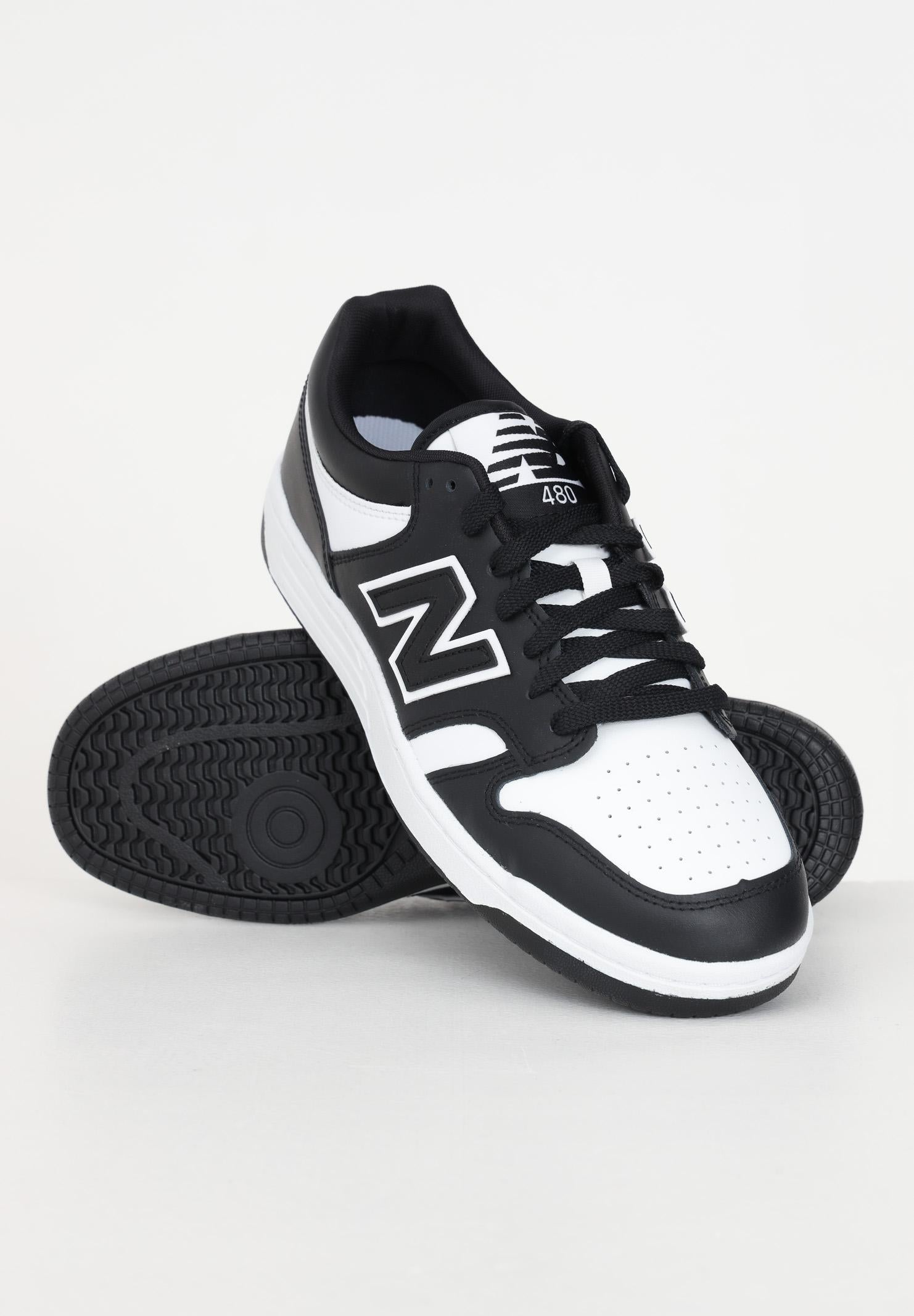 NEW BALANCE Sneakers 480 bianche e nere per uomo e donna BB480LBA  NEW BALANCE 