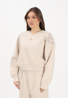 ADIDAS PERFORMANCE Felpa Future Icons Three Stripes beige da donna KB4244 . ADIDAS PERFORMANCE 