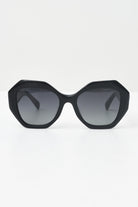 CRISTIAN LEROY Occhiali da sole neri da donna dal design ottagonale 25070 01 CRISTIAN LEROY 