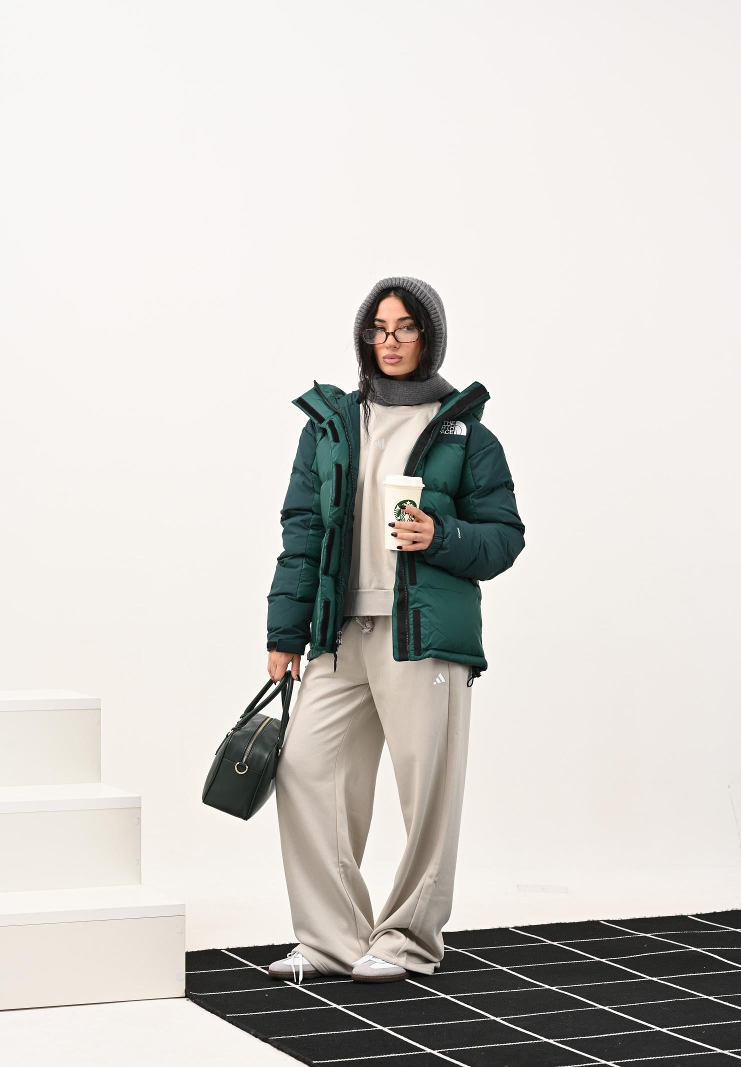 THE NORTH FACE Piumino Himalayan verde da donna NF0A4R2WGM01 . THE NORTH FACE 