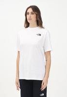 THE NORTH FACE T-shirt a manica corta oversize Simple Dome bianca da donna NF0A87NQFN41 . THE NORTH FACE 