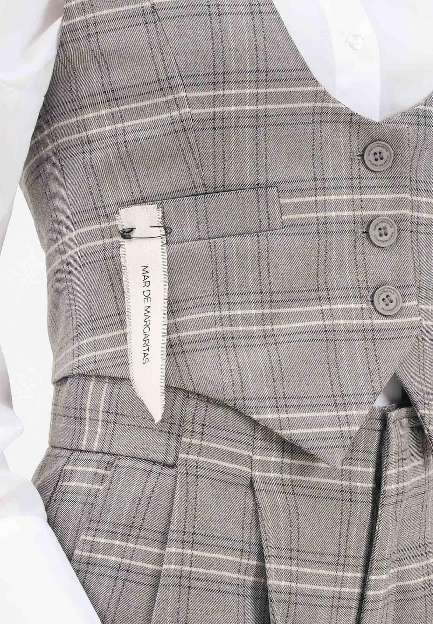 MAR DE MARGARITAS Gilet Agata grigio da donna MMABW01418 GR00 Mar de margaritas 