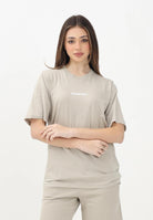 DSQUARED2 T-shirt a manica corta beige per donna, ragazzi e bambini con logo DSQUARED2 DQ2823D004G DQ717 DSQUARED2 
