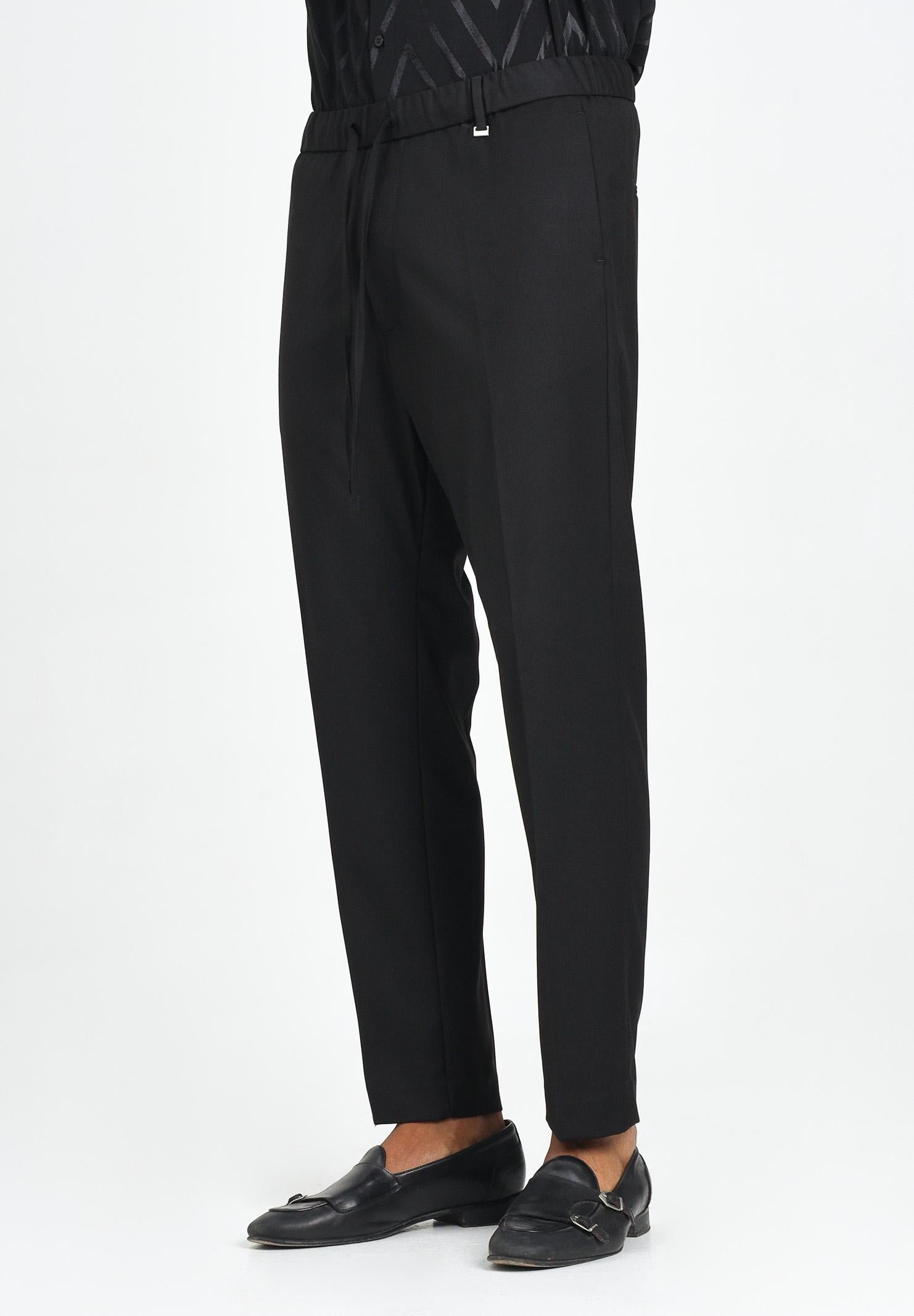 I'M BRIAN Pantalone elegante nero da uomo PA3484 009 I'M BRIAN 