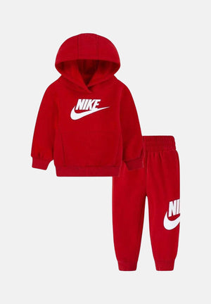 NIKE Tuta rossa da neonato con stampa logo 66L135 U10 NIKE 