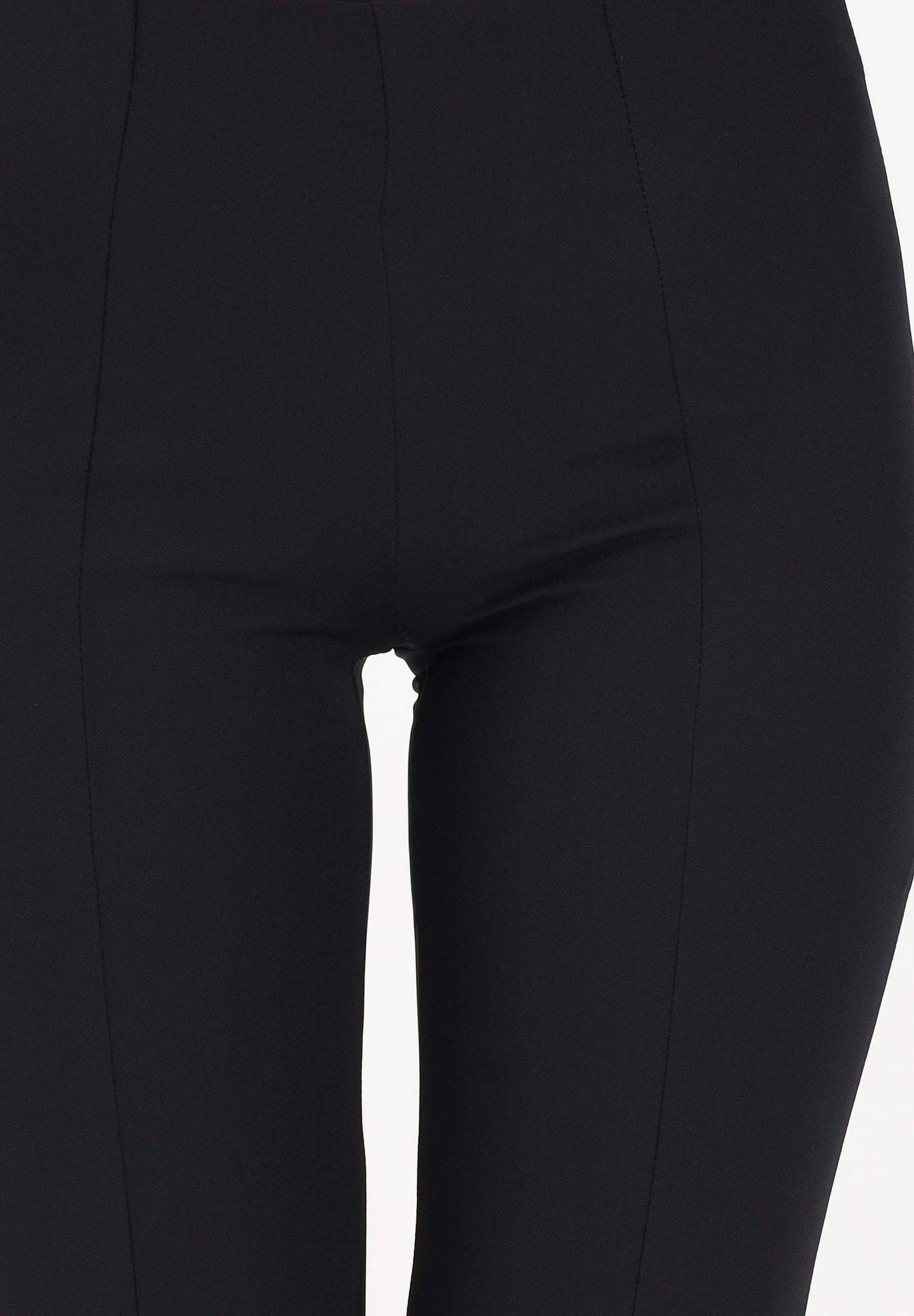VICOLO Pantalone nero da donna con spacchetti TF1945 NE VICOLO 