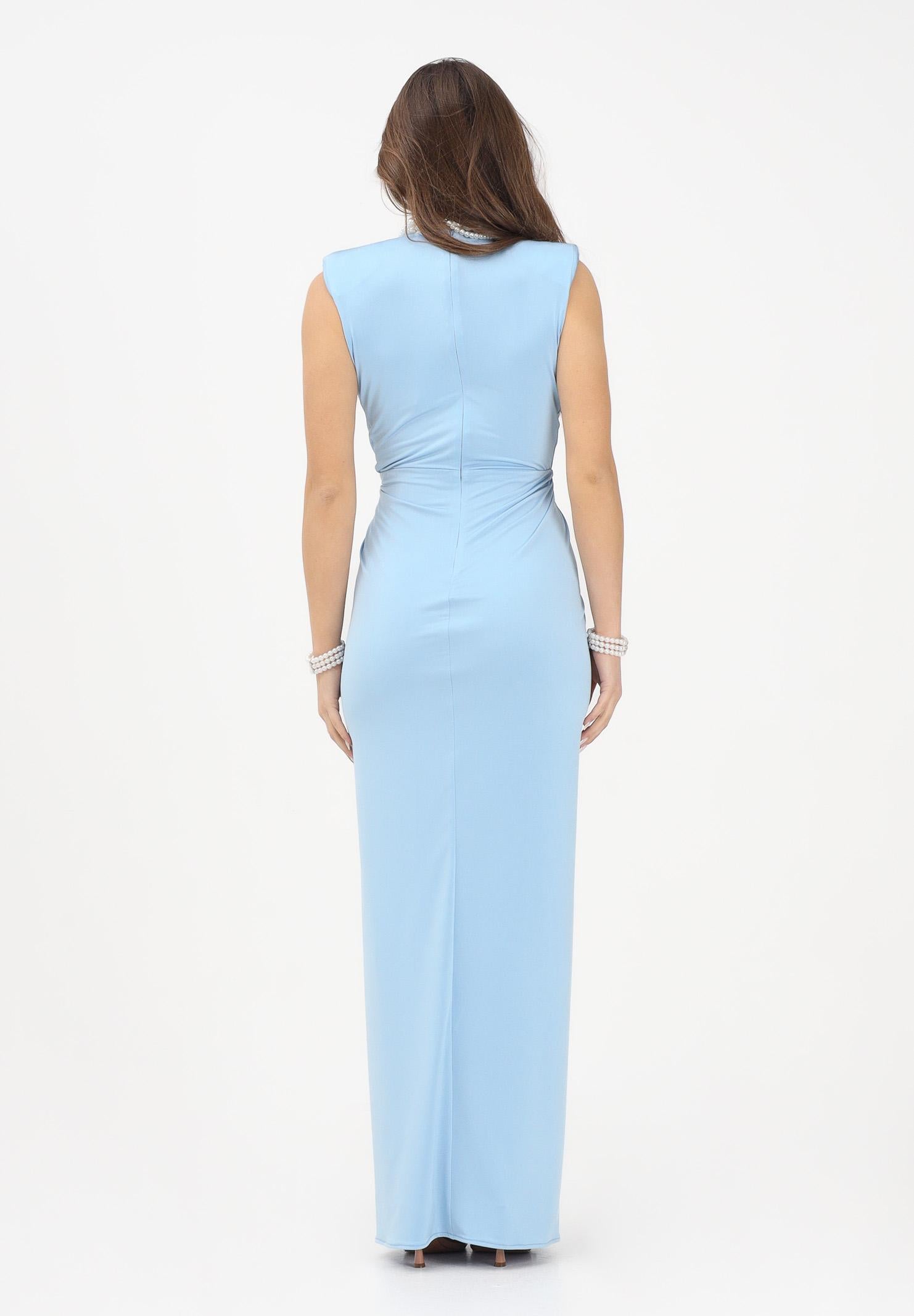 ALMA SANCHEZ Abito lungo Alleya azzurro da donna AS26009EL SK ALMA SANCHEZ 