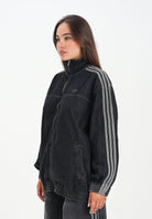 ADIDAS ORIGINALS Giubbotto di jeans Adicolor Denim Adilenium in denim nero da donna JY2897  ADIDAS ORIGINALS 