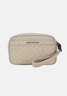 ARMANI EXCHANGE Pochette beige da uomo con logo all-over XM002600AF22652 U6229 ARMANI EXCHANGE 