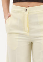 VICOLO Pantalone elegante giallo da donna TAB0025 GI VICOLO 