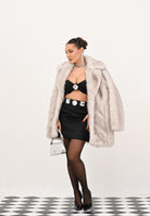 NOELL MAGGINI Abito corto nero da donna con castoni 00126105 NE NOELL MAGGINI 