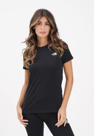 THE NORTH FACE T-shirt a manica corta Simple Dome nera da donna NF0A87NHJK31 . THE NORTH FACE 