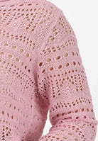 JDY Maglia traforata rosa da donna 15287384 FRLI JDY 