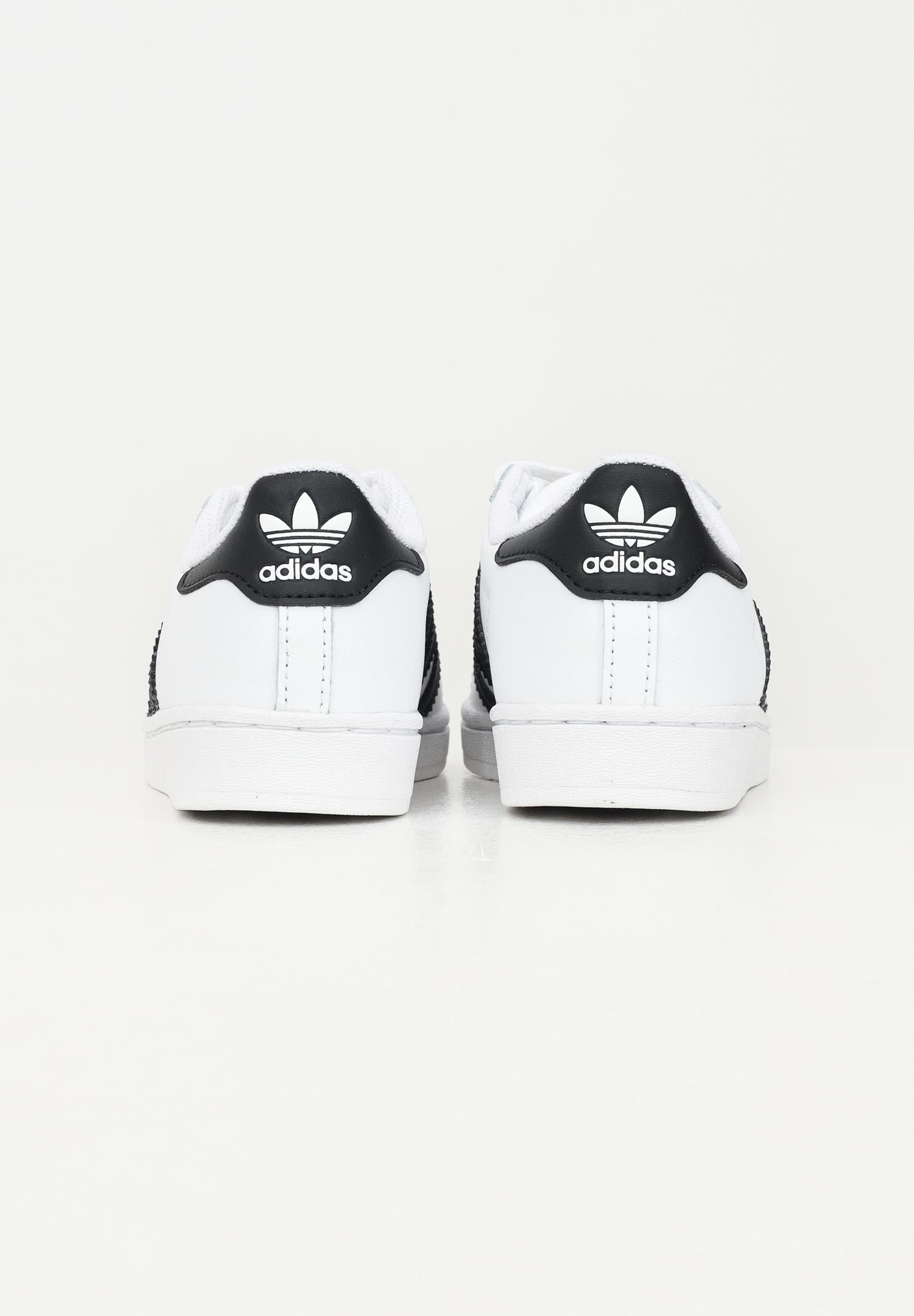 ADIDAS ORIGINALS Sneakers SUPERSTAR bianche per bambino e bambina FU7714 . ADIDAS ORIGINALS 