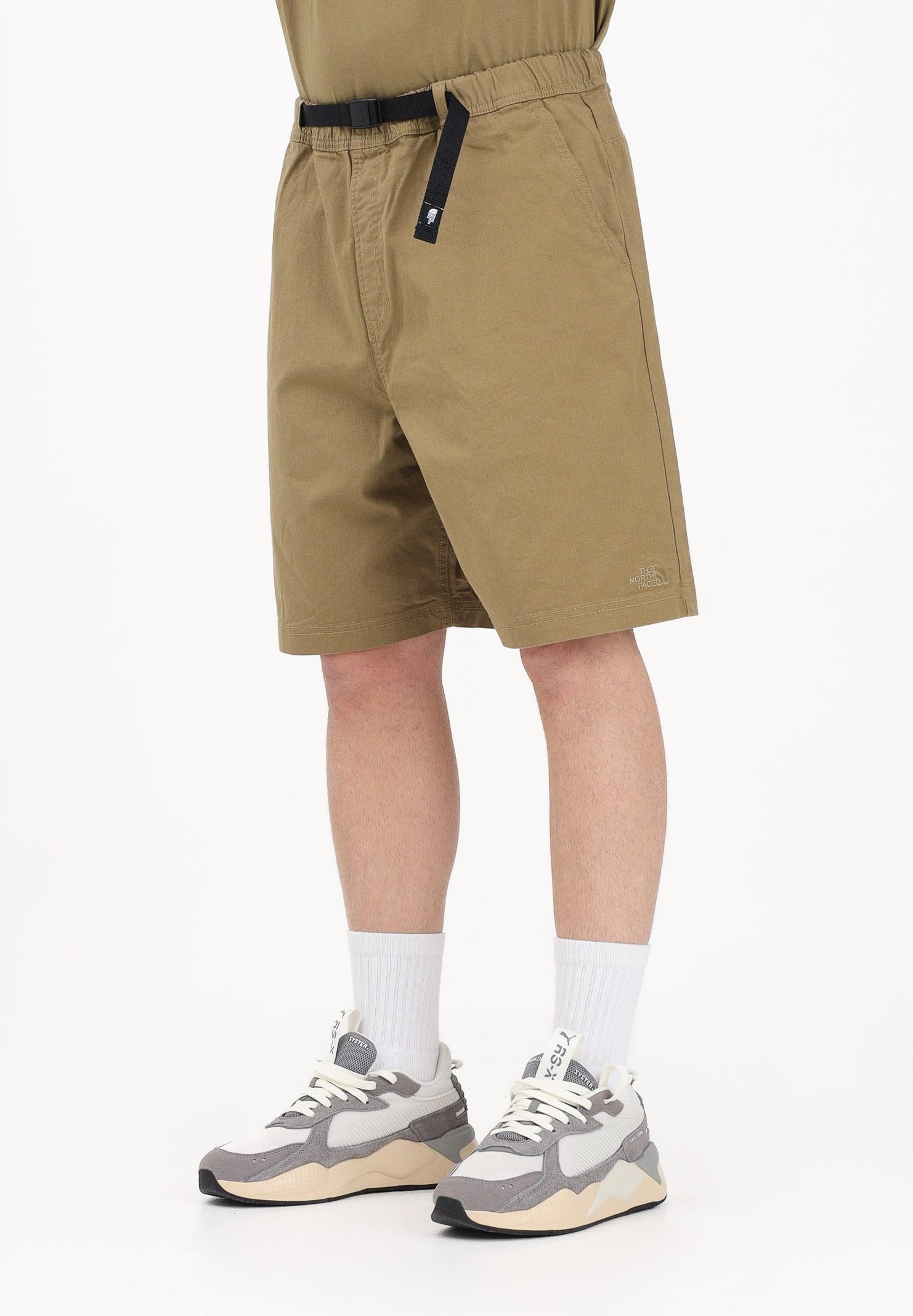 THE NORTH FACE Shorts Baggy Beta color kaki da uomo NF0A8G0A2EL1 . THE NORTH FACE 