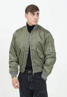 LACOSTE Bomber verde da uomo con logo BH2899 BMY LACOSTE 