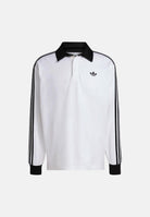 ADIDAS ORIGINALS Polo a manica lunga 3-Stripes bianca da uomo KE3575 . ADIDAS ORIGINALS 