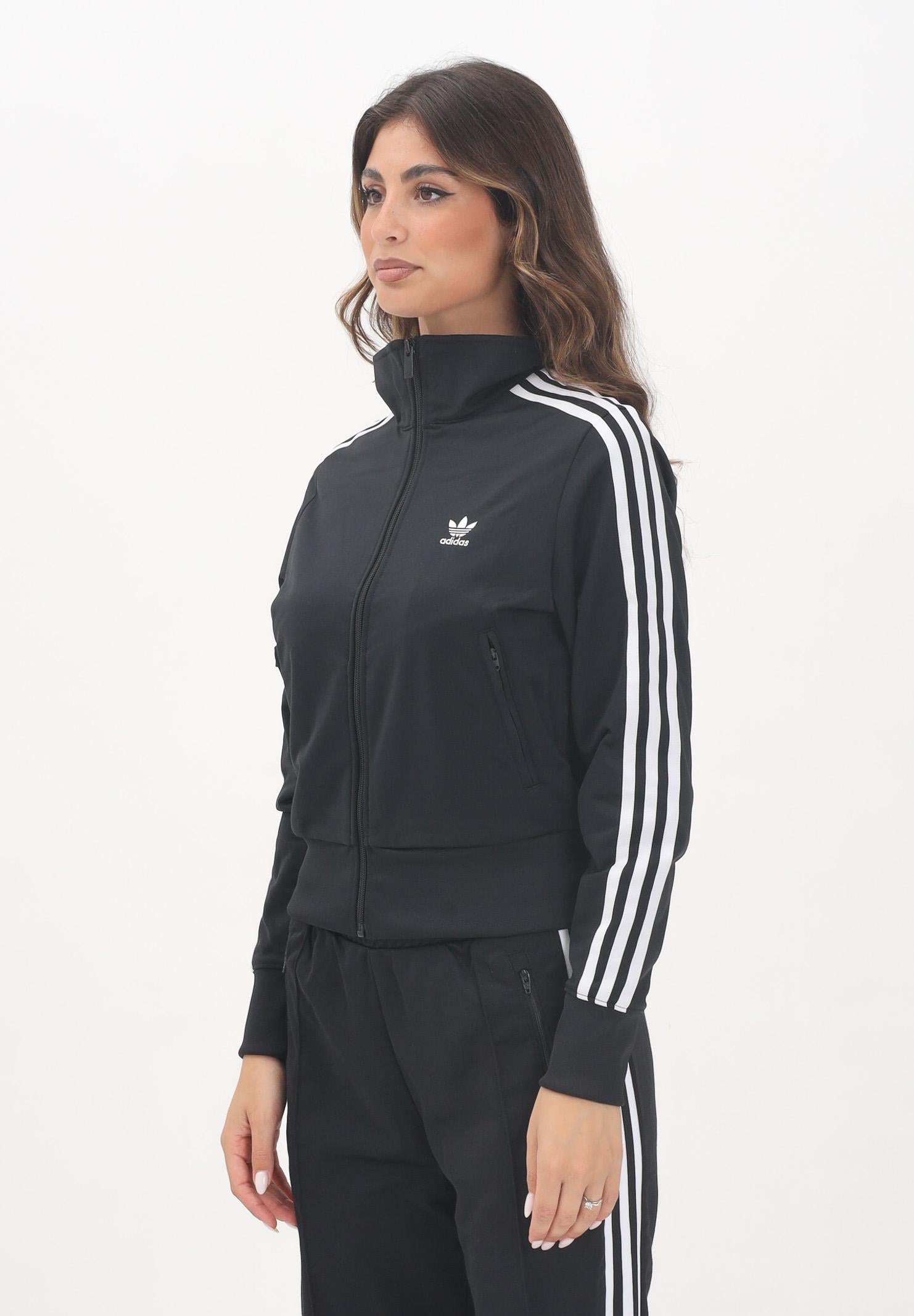 ADIDAS ORIGINALS Felpa con zip Adicolor Classics Firebird nera da donna IL8764  ADIDAS ORIGINALS 
