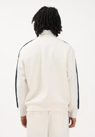 ARMANI EXCHANGE Felpa con zip panna da uomo rifinita da logo e bande a contrasto XM002367AF13047 U1074 ARMANI EXCHANGE 