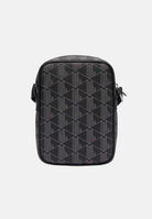 LACOSTE Borsello nero da uomo con stampa monogramma The Blend NH4410 H45 LACOSTE 