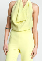 SANTAS Tuta MERINGUE gialla da donna con strass PV25017 GIALLO SANTAS 