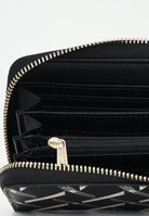 ARMANI EXCHANGE Portafogli nero da donna con stampa diagonale XW000359AF17155 MC043 ARMANI EXCHANGE 