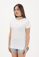 VICOLO T-shirt a manica corta bianca da donna con stampa "Mammite cronica" RAB0717 02 VICOLO 
