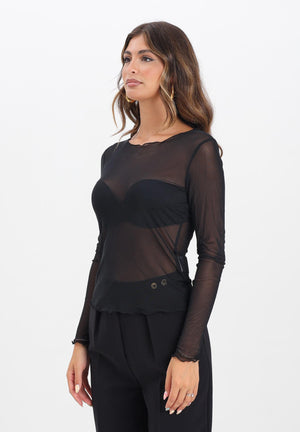 JDY Top elegante nero da donna 15356004 Black JDY 