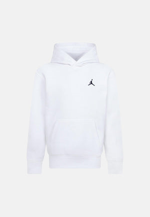 JORDAN Felpa con cappuccio BROOKLIN FT bianca per bambino e bambina 95F121 001 JORDAN 