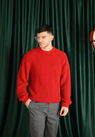 I'M BRIAN Maglione girocollo rosso da uomo MA3023 RO I'M BRIAN 