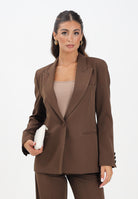 VICOLO Giacca marrone da donna TF0369 FU68 VICOLO 