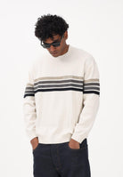 ARMANI EXCHANGE Maglioncino girocollo panna da uomo con bande a contrasto XM002424AF11960 M1302 ARMANI EXCHANGE 