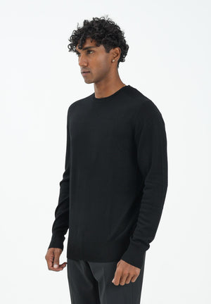 PATRIZIA PEPE Maglioncino a manica lunga nero da uomo 5K0166K124 K102 PATRIZIA PEPE 