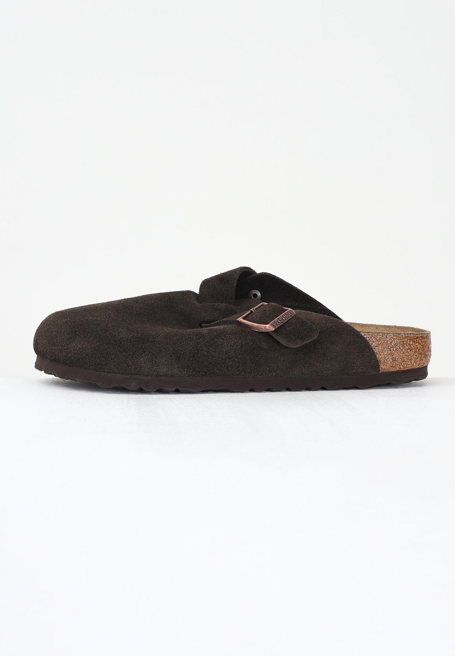 BIRKENSTOCK Ciabatte Boston marroni per uomo e donna 1027460 . BIRKENSTOCK 