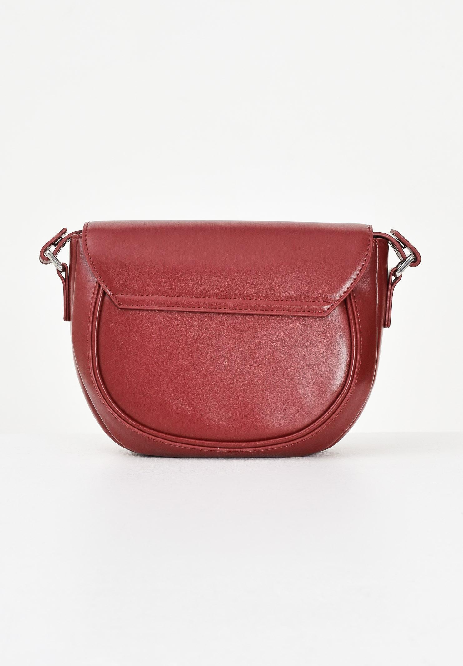 MARNI Borsa a tracolla Smile bordeaux da donna con logo istituzionale M01476M00TK 0M434 MARNI 