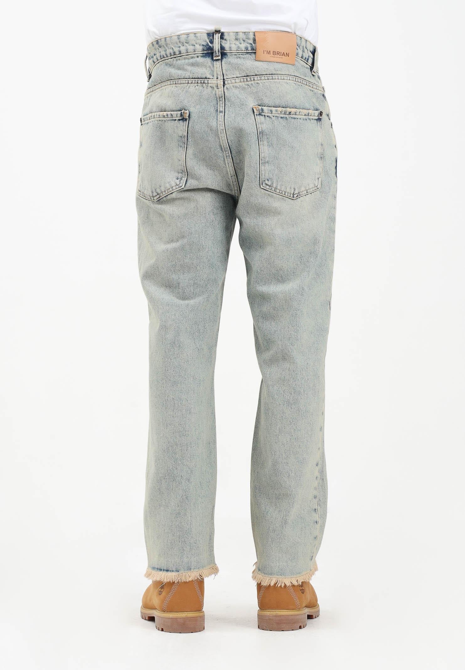 I'M BRIAN Jeans in denim vintage da uomo con sfumature vissute BRAD L2425 I'M BRIAN 