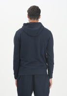 Felpa con cappuccio blu da uomo rifinita da logo MW0MW37235DW5  TOMMY HILFIGER 