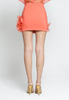 SANTAS Gonna corta CHANTILLY corallo da donna PV2502 CORALLO SANTAS 