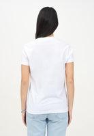 DSQUARED2 T-shirt a manica corta bianca per donna e bambina con stampa logo lettering DQ2478D004G DQ100 DSQUARED2 