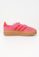 ADIDAS ORIGINALS Sneakers Gazelle Bold fucsia e rosse da donna JQ7407 . ADIDAS ORIGINALS 