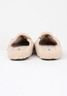 ONLY Ciabatte beige da donna in shearling sintetico 15356312 Sand ONLY 