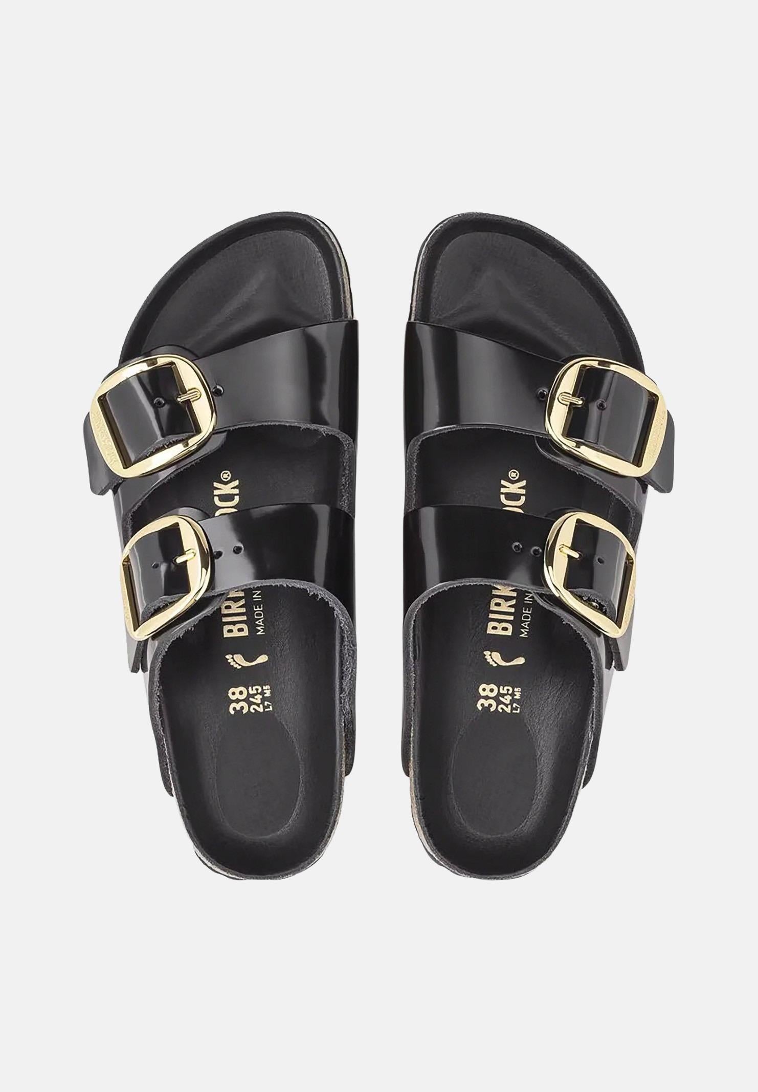 BIRKENSTOCK Ciabatte Arizona Big Buckle nere da donna 1021476 . BIRKENSTOCK 