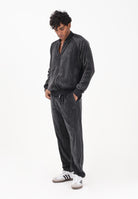 ADIDAS ORIGINALS Pantalone sportivo SST Adicolor Velour nero da uomo JW8377  ADIDAS ORIGINALS 