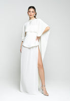 SANTAS Abito lungo CREAM bianco da donna PV25020 BIANCO SANTAS 