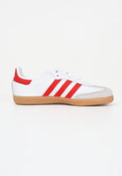 ADIDAS ORIGINALS Sneakers Samba OG bianche e rosse per bambino e bambina JQ2829  ADIDAS ORIGINALS 