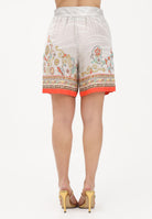 JUST CAVALLI Shorts avorio da donna con fantasia 80PAD1P8NS840 MC3 JUST CAVALLI 