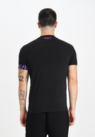 DSQUARED2 T-shirt a manica corta nera da uomo con stampa logo sulla manica D9M3S5980 027 DSQUARED2 