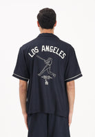 NEW ERA Camicia a manica corta LA Dodgers MLB Graphic Revere blu per uomo e donna 60856157 . NEW ERA 