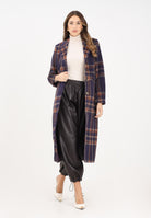 ONLY Cappotto lungo viola da donna caratterizzato da un elegante motivo a quadri 15355210 PlumPerfect ONLY 